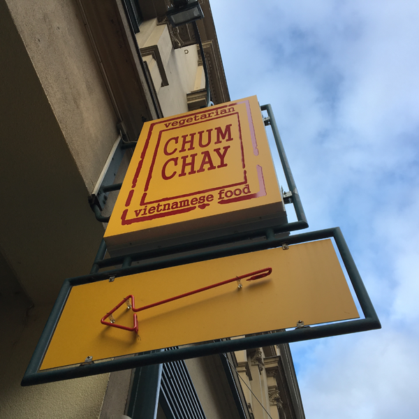 Chum Chay . Restaurant mit veganen Optionen 