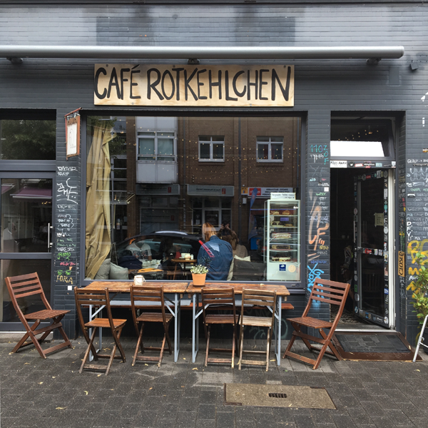 Café Rotkehlchen . Café mit veganen Optionen