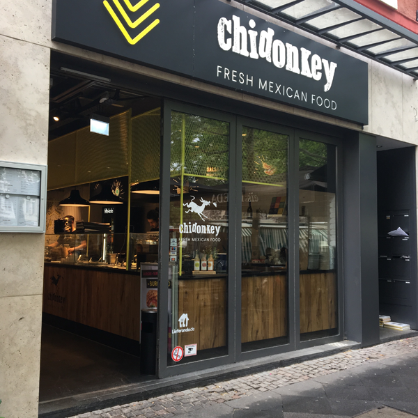 Chidonkey . Mexikaner mit veganen Optionen