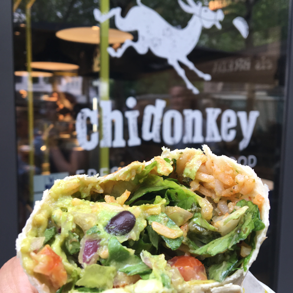 Chidonkey . Mexikaner mit veganen Optionen