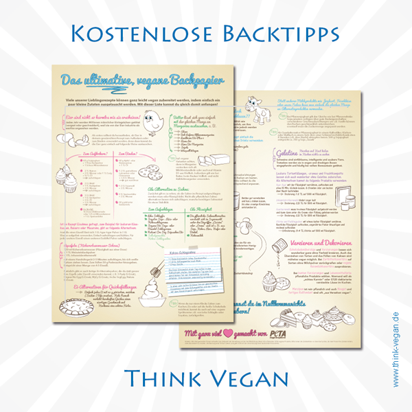 Das ultimative vegane Backpapier . Vegane Backtipps