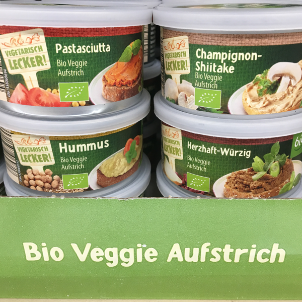 Vegan Shopping bei ALDI SÜD - think vegan