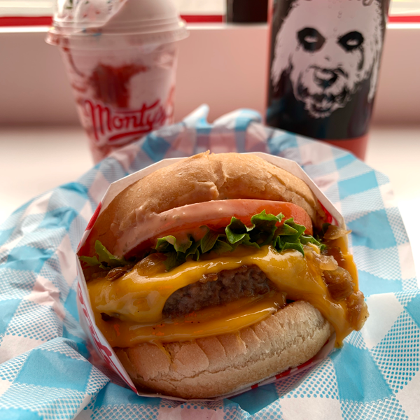 Monty’s Good Burger . Veganes Burger Restaurant