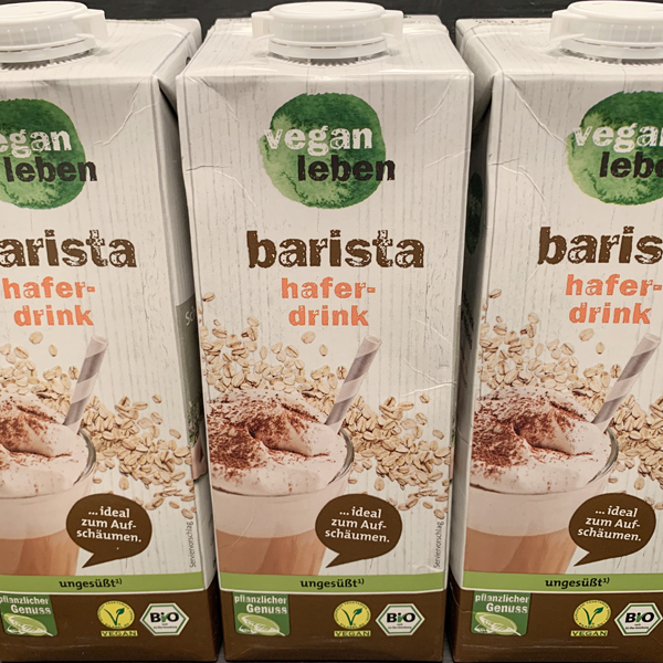 vegan leben Barista Haferdrink
