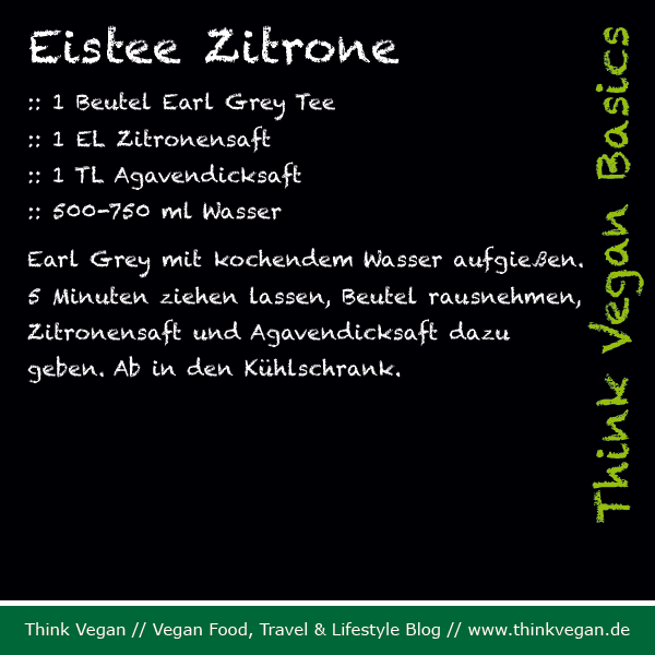 Think Vegan Basics Eistee Zitrone