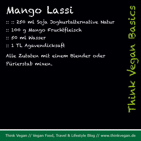 Think Vegan Basics Mango Lassi