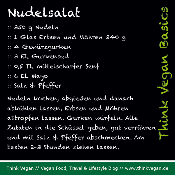 Think Vegan Basics Nudelsalat