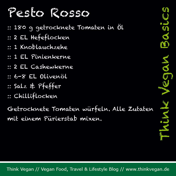 Think Vegan Basics Pesto Rosso