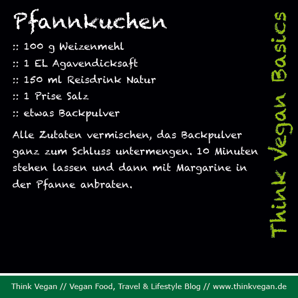 Think Vegan Basics Pfannkuchen