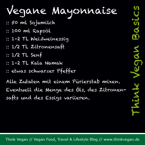 Think Vegan Basics Vegane ­Mayonnaise