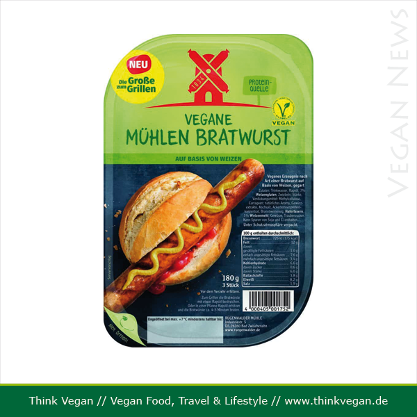 Rügenwalder Mühle Vegane Mühlen Bratwurst