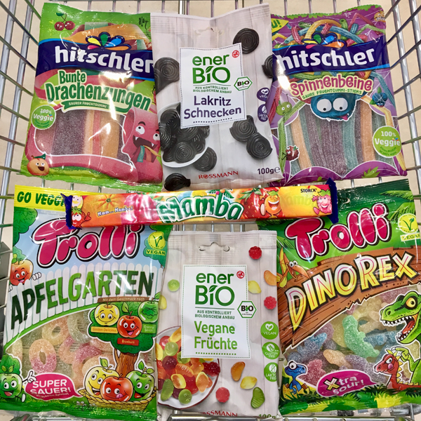 Fruchtgummi, Lakritze & Co. in Vegan