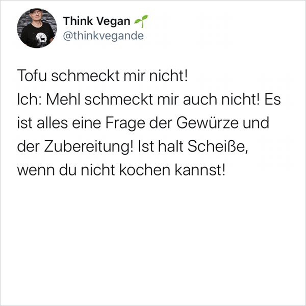 Tofu schmeckt mir nicht!