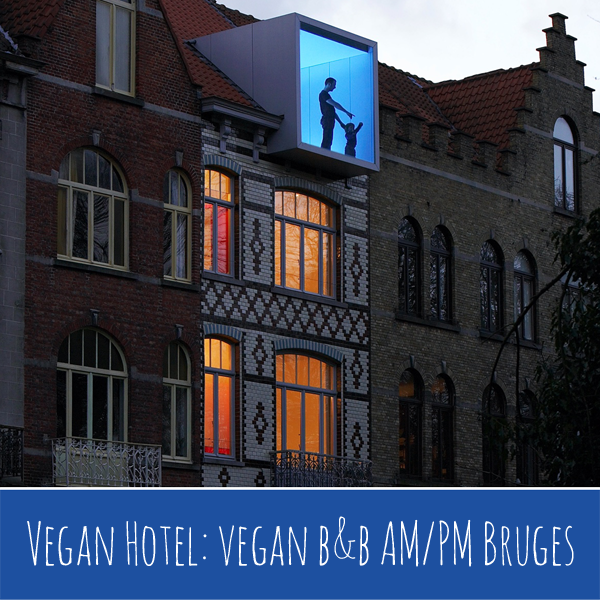 Vegan Hotel: vegan b&b AM/PM Bruges – Belgien